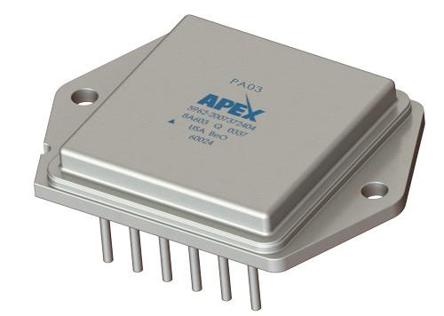 Apex Microtechnology's PA03, a 30 A, 150 V Power Amplifier with High Power Dissipation