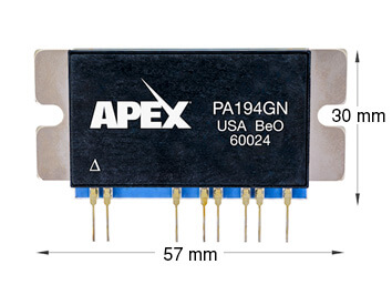 Apex Microtechnology's PA194, a 900V High Speed and High Accuracy Power Operational Amplifier