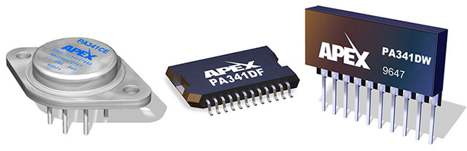 Apex Microtechnology's PA341, a 350 V, 120 mA Power Amplifier with Low Standby Current
