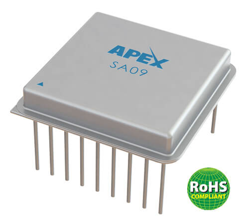 Apex Microtechnology's SA09, a 60 V, 500 kHz Switching Frequency PWM Amplifier