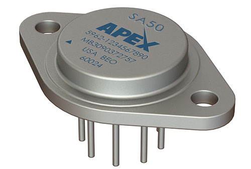 Apex Microtechnology's SA50, a 5 A, 80 V Complete H-Bridge PWM Amplifier