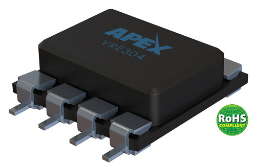 Apex Microtechnology's VRE304, a +4.5 V, Low Noise Precision Voltage Reference